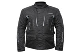 Tornado Moto Torino black motorcycle jacket with CE-approved protective features