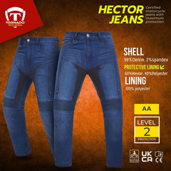 Tornado Hector Motorbike Deium Pant CE AA