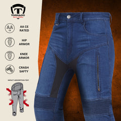 Tornado Hector Motorbike Deium Pant CE AA