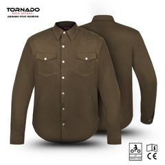 Motorbike Twill protective Shirt