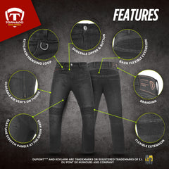 Tornado Hector Motorbike Deium Pant CE AA