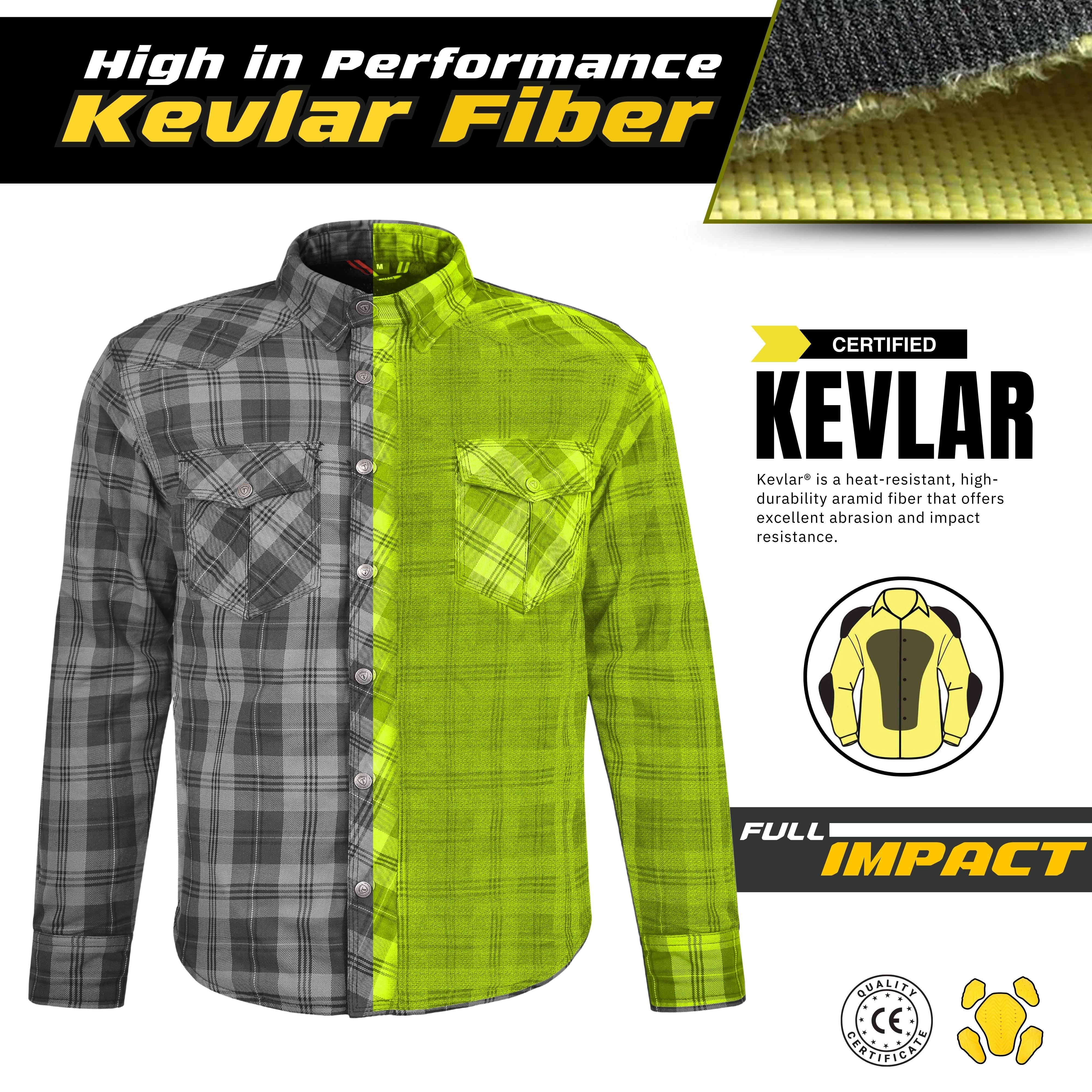 Motorbike full Kevlar shirt