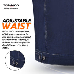 Men's classic denim waistcoat