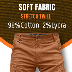 Men's Cargo  Motorcycle Protective twill cotton Aramid Lining Motorbike trouser CE