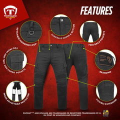 Rocker Motorcycle Twill Trouser CE AA Rated