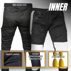 Chino Motorcycle Twill Trousers CE level 2 padding AA rated