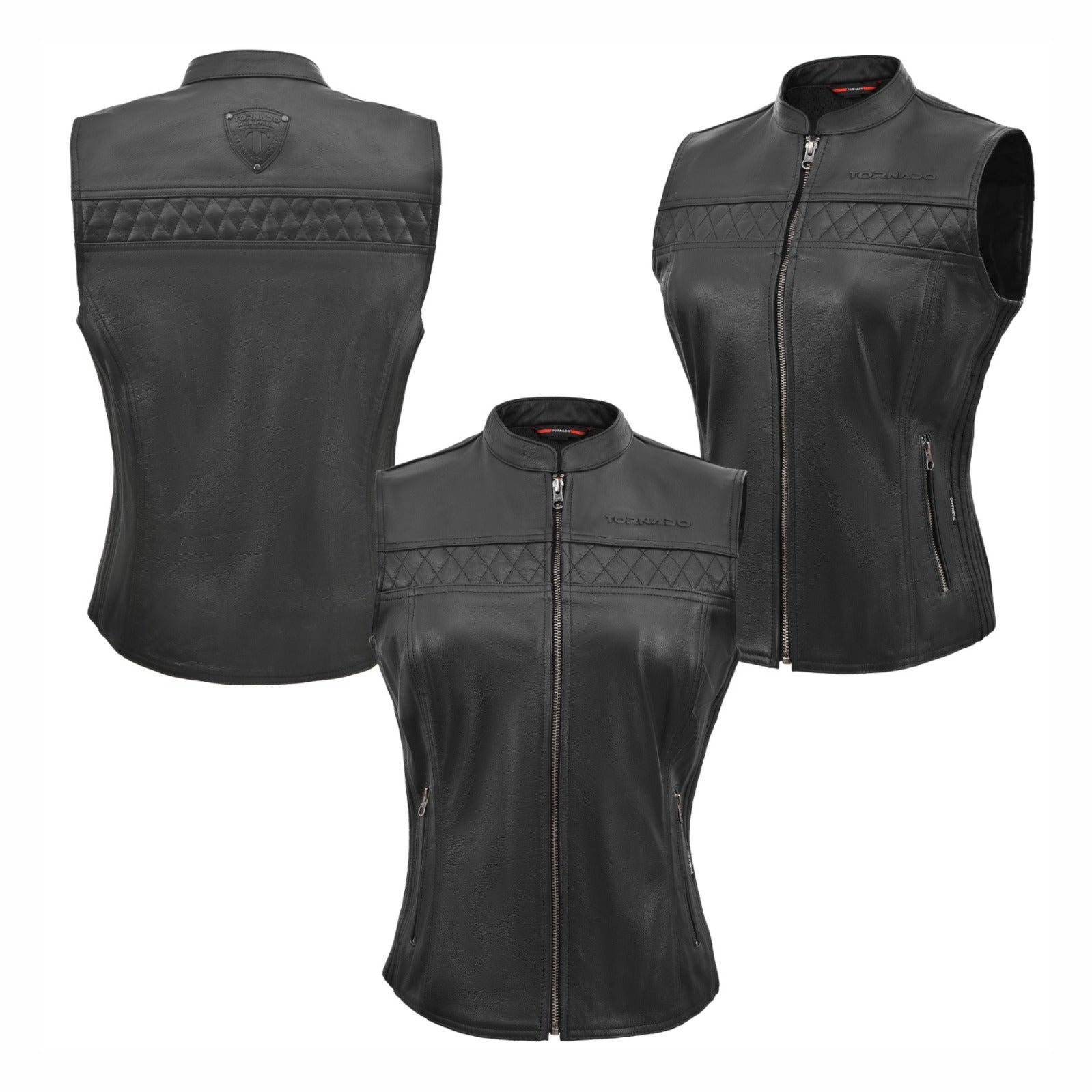 Ladies Biker vest Piano Fashion motorcycle waistcoat TS-LV-2012