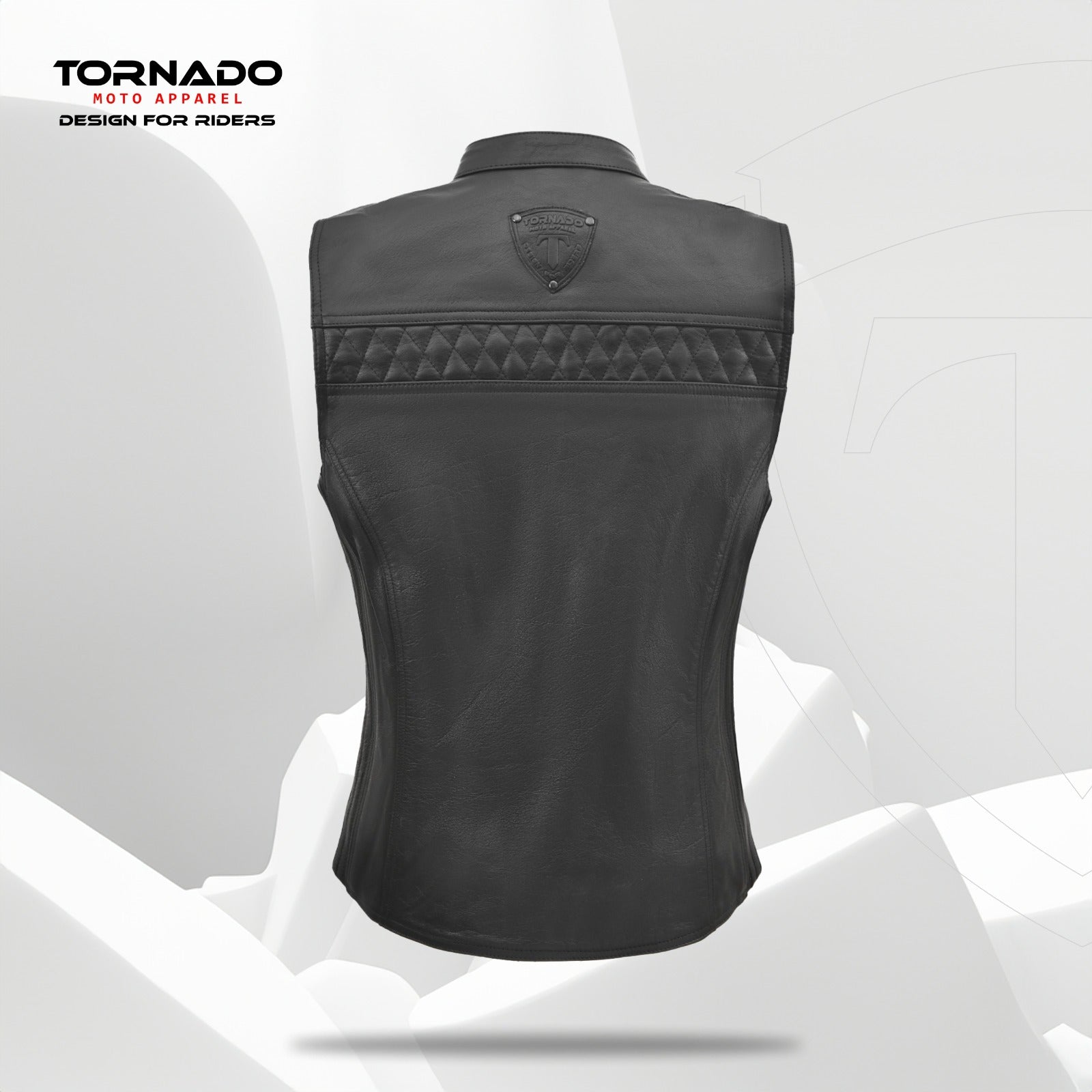 Ladies Biker vest Piano Fashion motorcycle waistcoat TS-LV-2012
