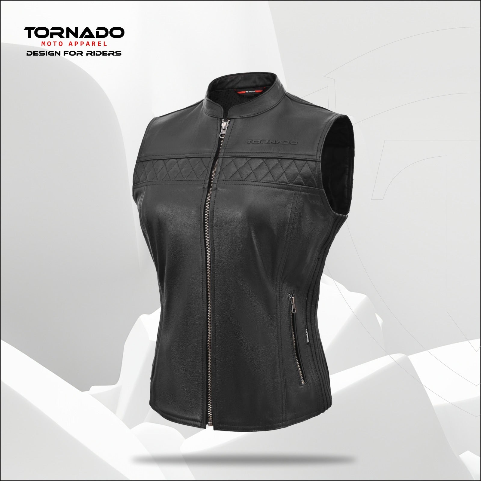 Ladies Biker vest Piano Fashion motorcycle waistcoat TS-LV-2012