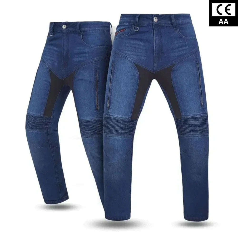 Tornado Sports Blue Hector Motorbike Denim Pant CE AA