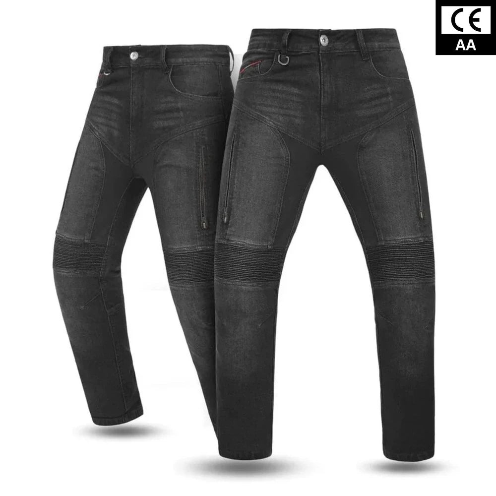 Tornado Sports Black Hector AA Rated Armoured Motorcycle Jeans