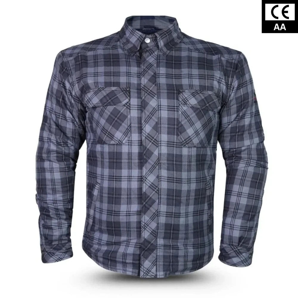 Deepsleep Grey Rider Tornado Sports Grey Rider Impact Shirt – Aramid Kevlar Lined with CE A ...