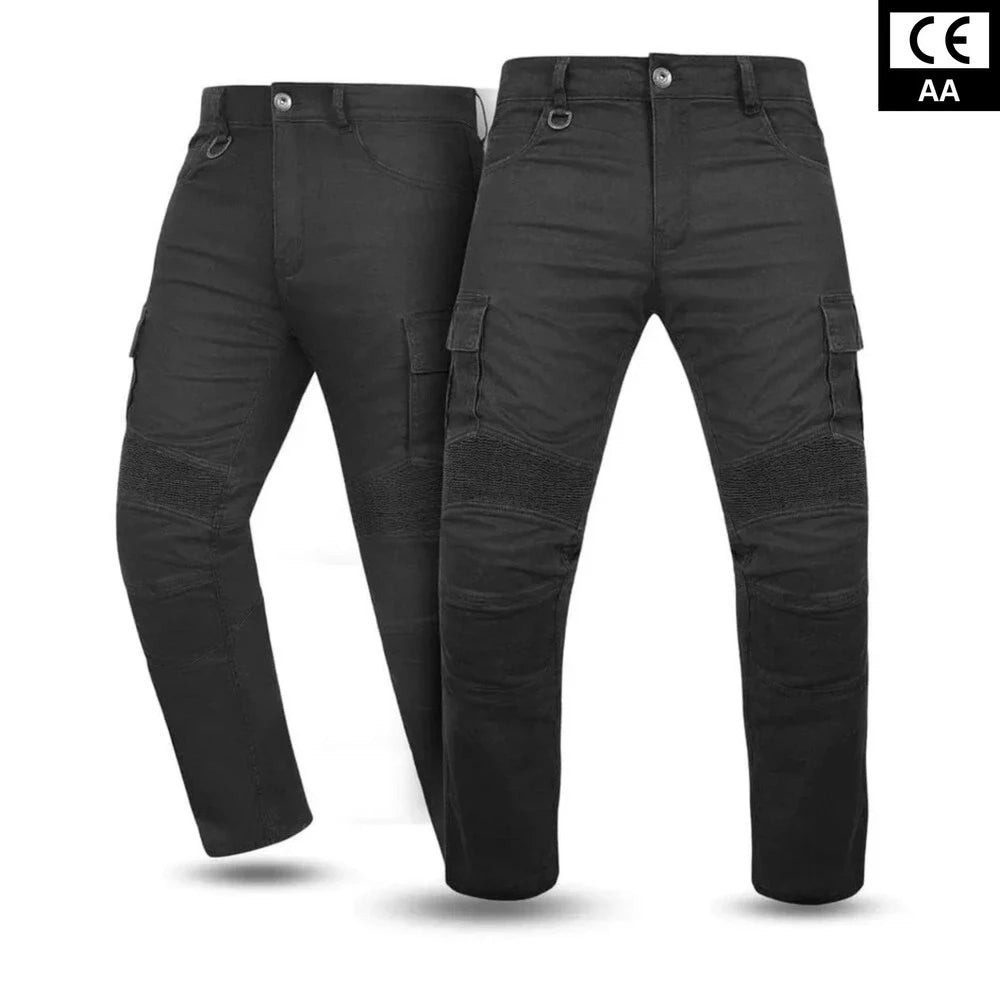 Tornado Sports Rocker Black Motorcycle Twill Trouser CE AA Rated