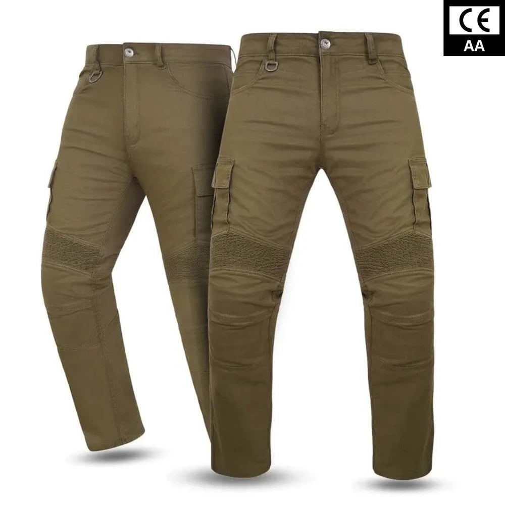 Tornado Sports Rocker Olive Motorcycle Twill Trouser CE AA Rated