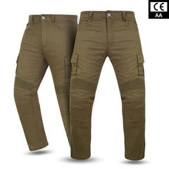 Tornado Sports Rocker Olive Motorcycle Twill Trouser CE AA Rated