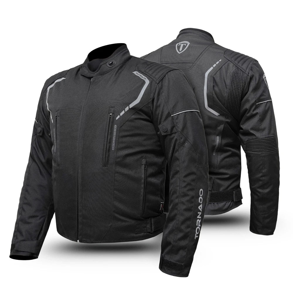 Tornado Sports Track Black Motorcycle Leather jackets