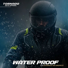 Tornado Sports Track Flourosent Motorcycle Leather Jackets